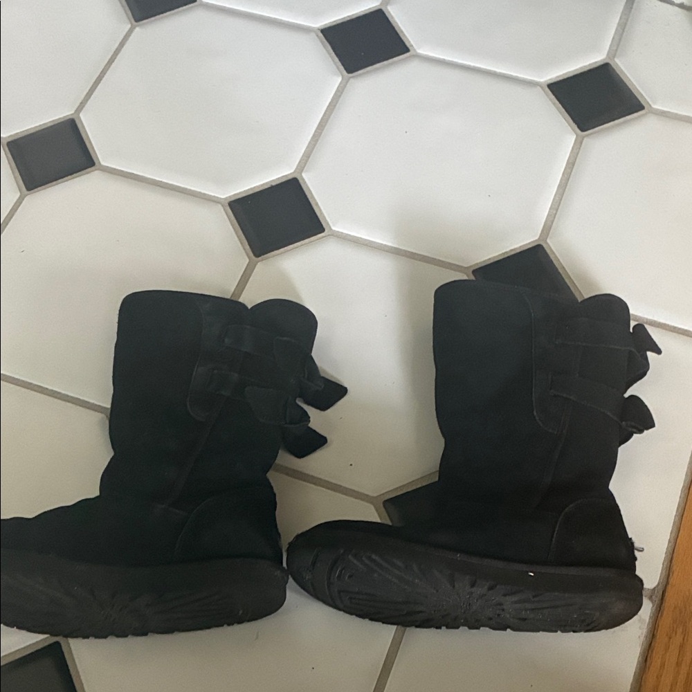 UGG Kids Black Boots